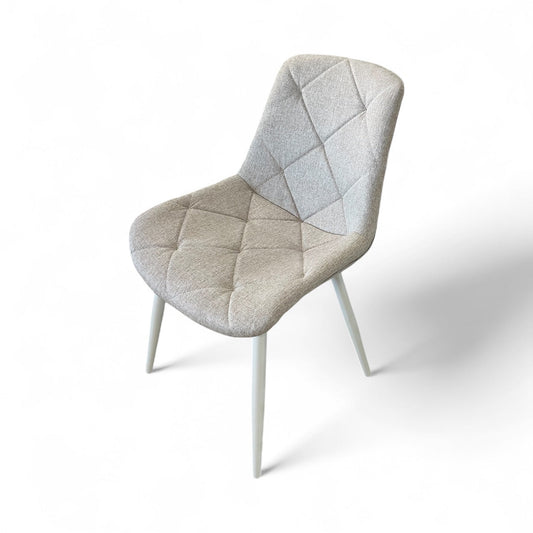 Silla Tapizada Beige - Modelo Marlene (Pack 4)